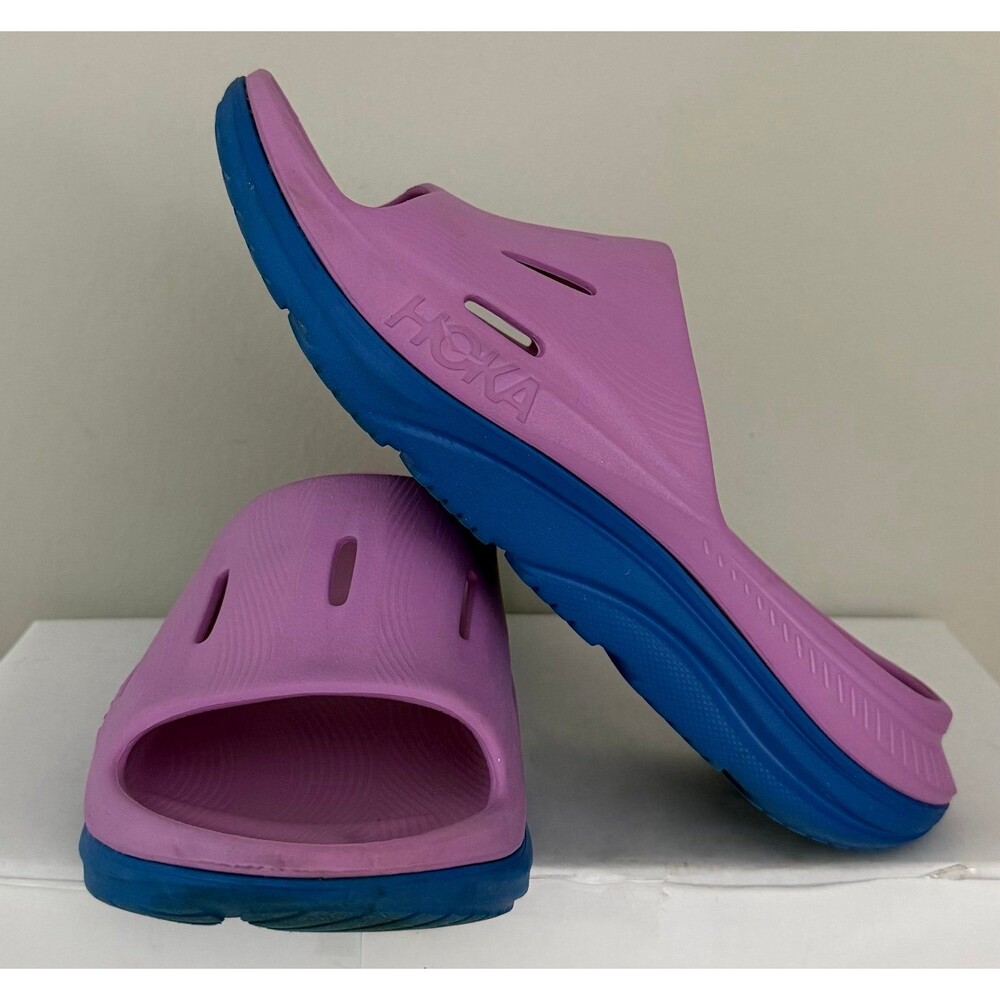 HOKA ONE ONE Unisex Ora Recovery Slide 3 Cyclamen/Coastal Sky Size M(9) W(11)